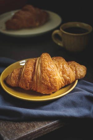 Tasty Croissant Pastry Wallpaper