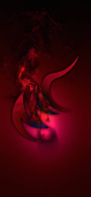 Taurus Red Fluid Smoke Wallpaper