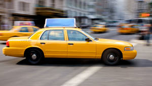 Taxi Fast Moving Motion Wallpaper