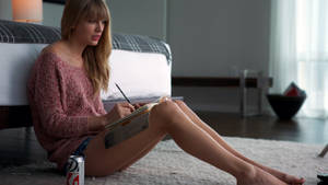 Taylor Swift Long Beautiful Legs Wallpaper