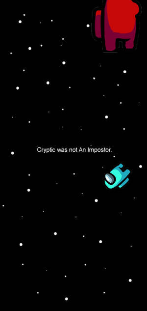 Teal As Not An Imposter Among Us Imposter Wallpaper