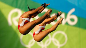 Team Diving Olympic Sport Wallpaper