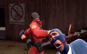 Team Fortress 2 Soldier And Spy Wallpaper