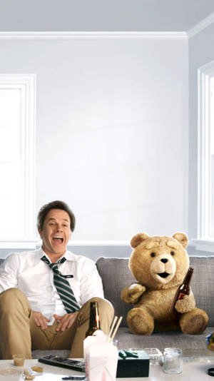 Ted And John Poster Wallpaper
