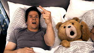 Ted Giving Middle Finger Wallpaper