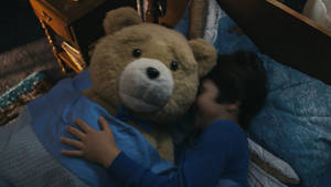 Ted Hugged By John Wallpaper