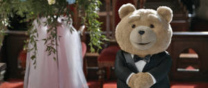 Ted In Suit Wedding Wallpaper