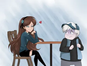 Teen Gideon Gleeful Art Wallpaper