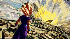 Teen Gohan And Cell Wallpaper
