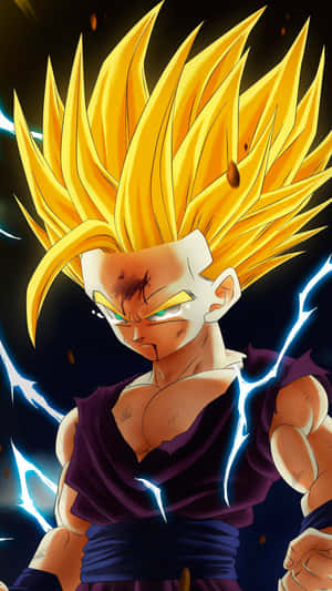 Teen Gohan Yellow Hair Wallpaper