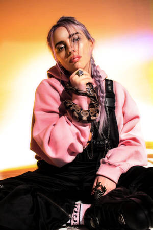 Teen Sensation And Pop Queen Billie Eilish Wallpaper