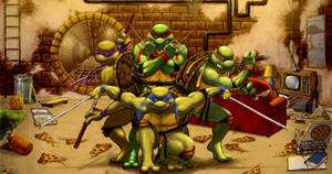 Teenage Mutant Ninja Turtles Lair Wallpaper