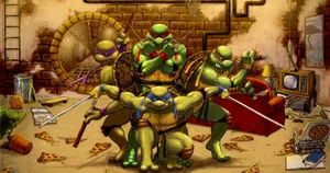 Teenage Mutant Ninja Turtles Lair Wallpaper