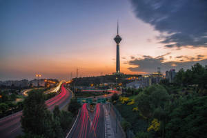 Tehran Road Time-lapse Wallpaper