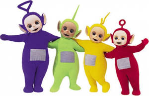 Teletubbies Adorable Mascots Wallpaper