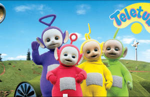 Teletubbies Adorable Show Poster Wallpaper
