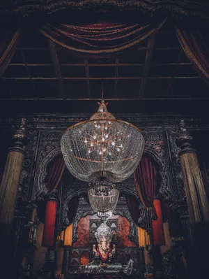 Temple Of Ganpati Bappa Wallpaper