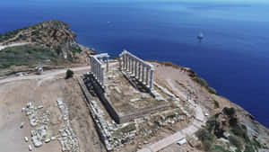 Temple Of Poseidon Sounion Wallpaper