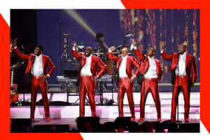 Temptations Red Suits Performance Wallpaper