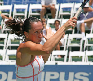 Tennis Star Jelena Jankovic Showing Her Toned Arms Wallpaper