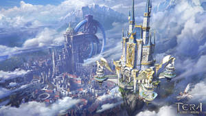 Tera Kingdom In The Sky Magnificent Castles Wallpaper