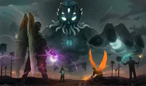 Terraria Moon Lord Wallpaper