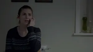 Terrified Girl Black Mirror Scene Wallpaper