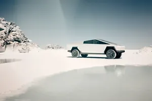 Tesla Cybertruck: Futuristic Electric Vehicle For The New Era Of Auto Driving Wallpaper