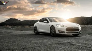 Tesla Model S P85 Vorsteiner Wallpaper