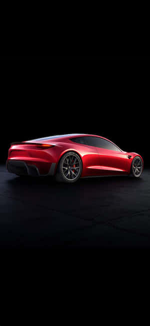Tesla Side-view Iphone Wallpaper