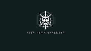 Test Your Strength Logo Wallpaper