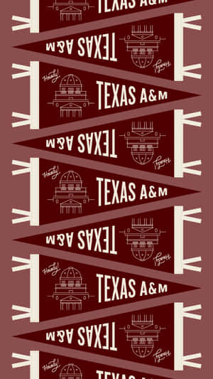 Texas Am Pattern Phone Wallpaper