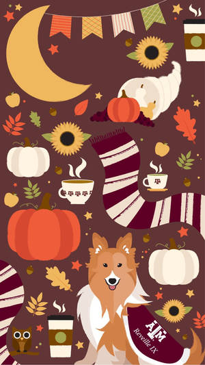 Texas Am University Autumn Stickers Wallpaper