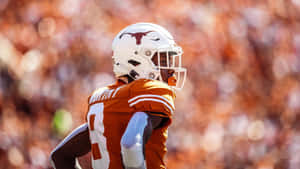 Texas Football Back View Wallpaper