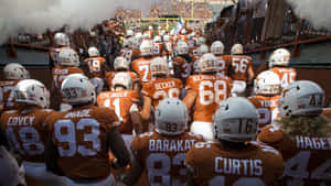 Texas Football Lined Up Wallpaper