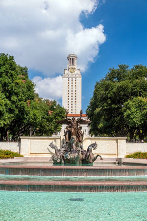Texas Littlefield Fountain Wallpaper