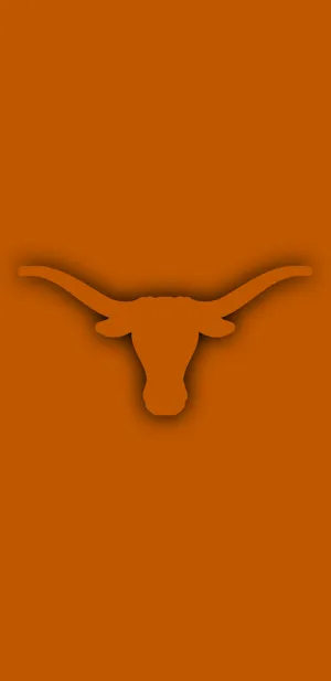 Texas Longhorns Logo On An Orange Background Wallpaper
