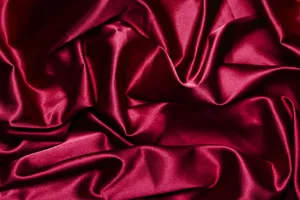 Texture Smooth Red Satin Fabric Wallpaper