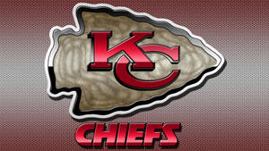 Textured Kc Chiefs Logo Wallpaper