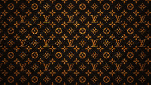 Textured Lv Fashion Pattern Wallpaper