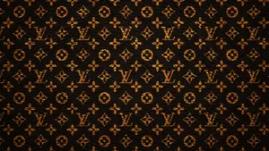 Textured Lv Fashion Pattern Wallpaper