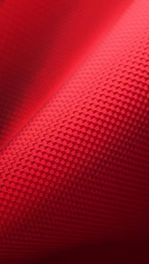 Textured Pure Red Fabric Wallpaper