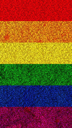 Textured Rainbow Flag Lgbt Phone Wallpaper