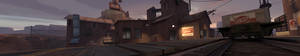 Tf2 Red Industrial Railroad Wallpaper
