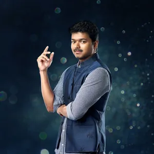 Thalapathy Vijay Bokeh Wallpaper