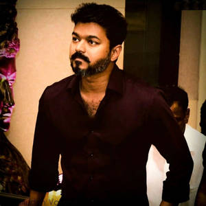 Thalapathy Vijay Mustache Wallpaper