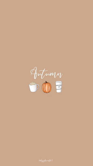 Thanksgiving Aesthetic Drinks Wallpaper