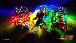 Thanos And The Avengers Infinity War Wallpaper