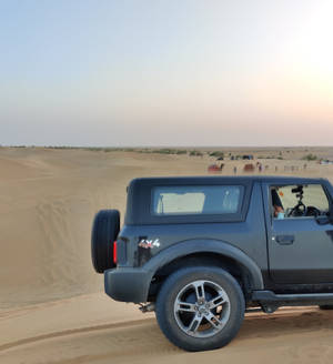 Thar 4k Desert Vehicle Wallpaper