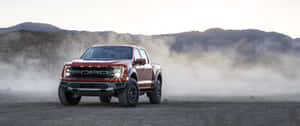 The 2020 Ford F-150 Raptor Is Driving Through The Desert Wallpaper